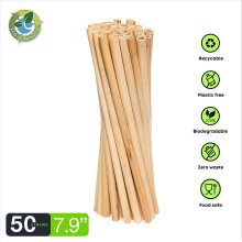 Wholesale Eco-Friendly Biodegradable Disposable 100% Nature Drinking Straw Wheat Straw Reed Straws